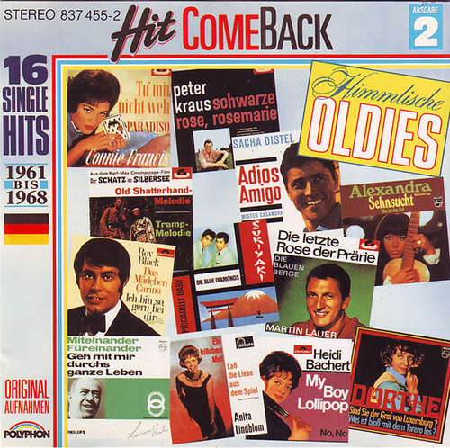Cover Various - Hit Come Back • Himmlische Oldies • Nr. 2 • 16 Single Hits 1961 Bis 1968 • Originalaufnahmen (CD, Comp) Schallplatten Ankauf