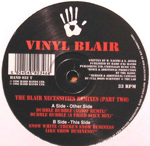 Cover Vinyl Blair - The Blair Necessities Remixes (Part Two) (12) Schallplatten Ankauf