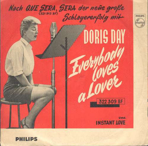 Cover Doris Day - Everybody Loves A Lover / Instant Love (7, Single) Schallplatten Ankauf