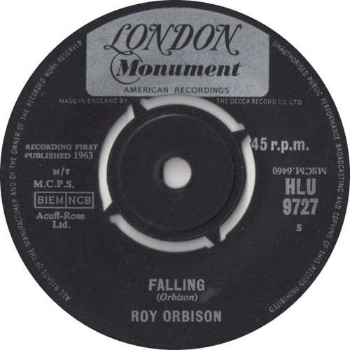 Cover Roy Orbison - Falling / Distant Drums (7, Single) Schallplatten Ankauf