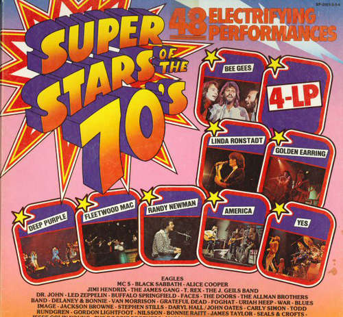 Cover Various - Super Stars Of The 70's (4xLP, Comp, Box) Schallplatten Ankauf