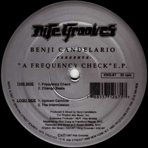 Cover Benji Candelario - A Frequency Check E.P. (12, EP) Schallplatten Ankauf