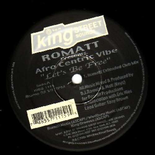 Cover Romatt Presents Afro Centric Vibe - Let's Be Free (12) Schallplatten Ankauf