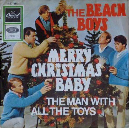 Cover The Beach Boys - Merry Christmas Baby (7, Single) Schallplatten Ankauf