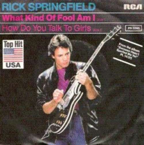 Cover Rick Springfield - What Kind Of Fool Am I (7, Single) Schallplatten Ankauf