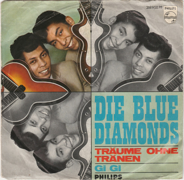 Cover Die Blue Diamonds* - Gigi / Träume Ohne Tränen (7, Single, Mono) Schallplatten Ankauf