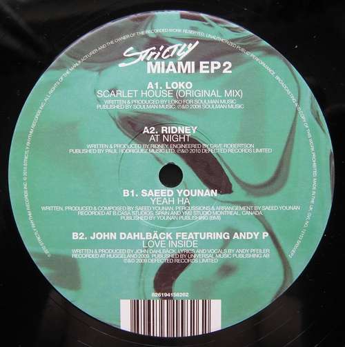 Cover Various - Strictly Miami EP 2 (12, EP) Schallplatten Ankauf