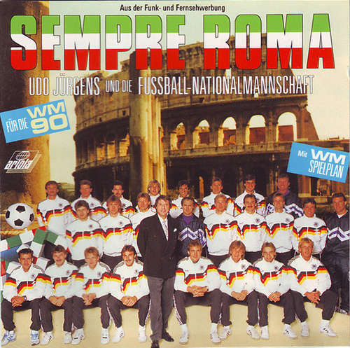 Cover Udo Jürgens & Die Fußball-Nationalmannschaft - Sempre Roma (CD, Album) Schallplatten Ankauf