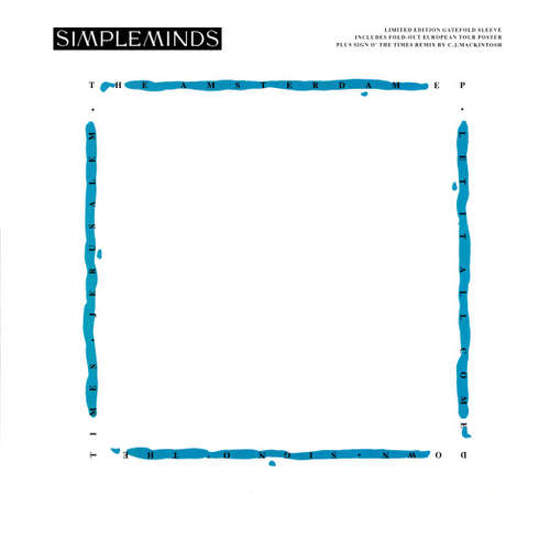 Cover Simple Minds - The Amsterdam EP (12, EP, Ltd) Schallplatten Ankauf