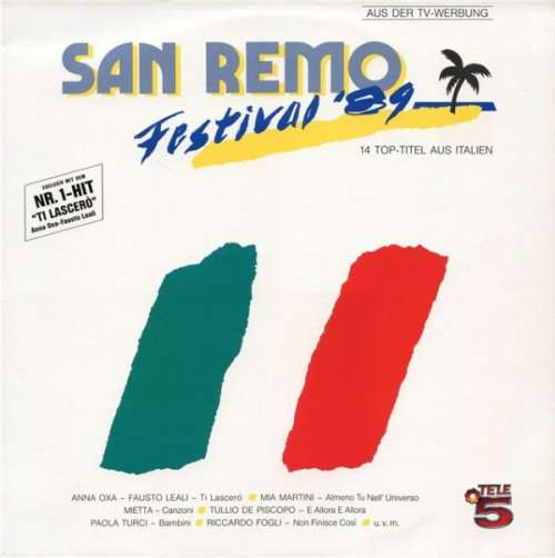 Cover Various - San Remo Festival '89 (LP, Comp) Schallplatten Ankauf