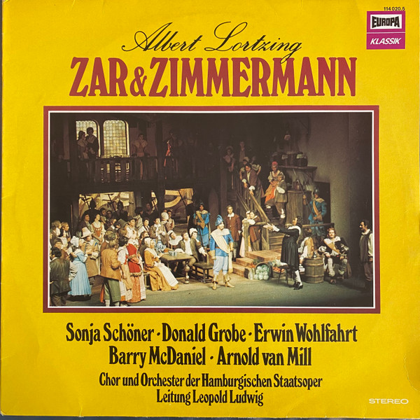 Cover Albert Lortzing - Zar & Zimmermann (LP) Schallplatten Ankauf