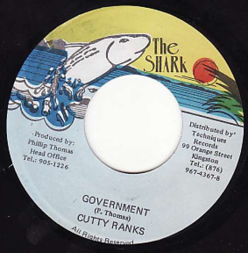 Cover Cutty Ranks - Government (7) Schallplatten Ankauf