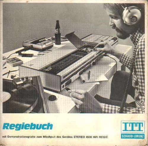 Cover Regiebuch - Mit Demonstrationsplatte Zum Mischpult Des Gerätes STEREO 4500 HiFi REGIÉ Schallplatten Ankauf