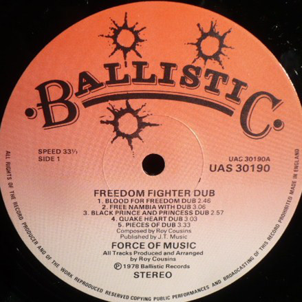 Cover The Force Of Music* - Freedom Fighters Dub (LP) Schallplatten Ankauf