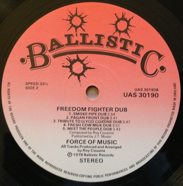 Cover The Force Of Music* - Freedom Fighters Dub (LP) Schallplatten Ankauf