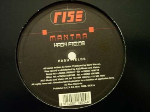 Cover Mantra (6) - Hash Fields (12) Schallplatten Ankauf