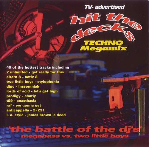 Cover Hit The Decks Volume One - Techno Megamix - The Battle Of The DJ's Schallplatten Ankauf