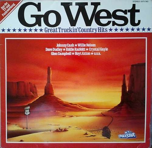 Cover Various - Go West - Great Truckin' Country Hits (LP, Comp) Schallplatten Ankauf