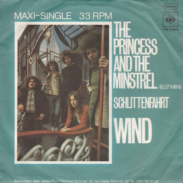 Cover Wind (5) - The Princess And The Minstrel (7, Maxi) Schallplatten Ankauf