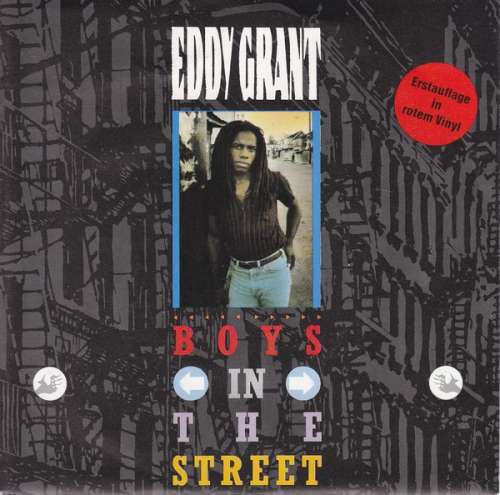 Cover Eddy Grant - Boys In The Street (7, Single, Red) Schallplatten Ankauf