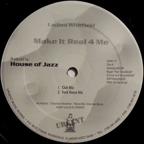 Cover Ladina Whitfield - Make It Real 4 Me (12) Schallplatten Ankauf