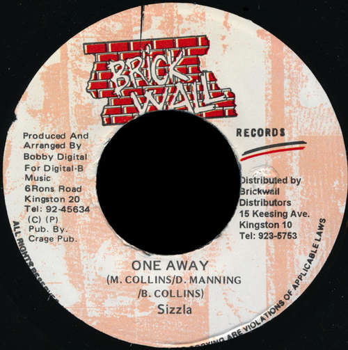 Cover Sizzla - One Away (7) Schallplatten Ankauf
