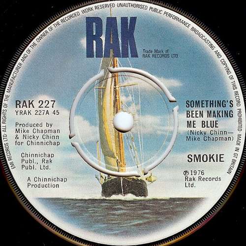 Cover Smokie - Something's Been Making Me Blue (7, Single) Schallplatten Ankauf