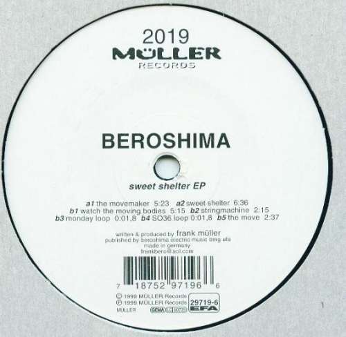 Cover Beroshima - Sweet Shelter EP (12, EP) Schallplatten Ankauf