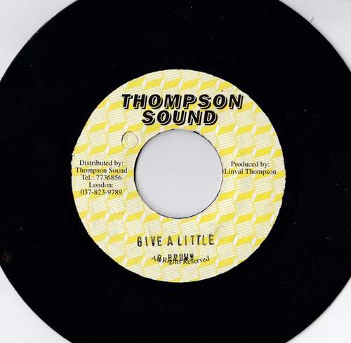 Cover Dennis Brown - Give A Little (7, RE) Schallplatten Ankauf