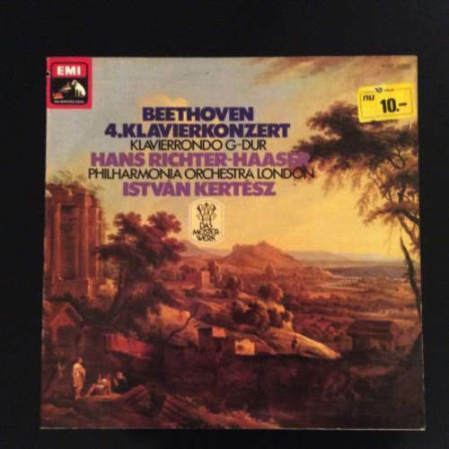 Cover Beethoven* – Hans Richter-Haaser, Philharmonia Orchestra London*, István Kertész - 4. Klavierkonzert / Klavierrondo G-dur (LP, RE) Schallplatten Ankauf