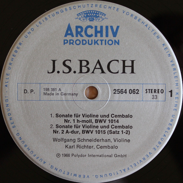 Cover J. S. Bach* - Kammermusik I / Chamber Music I / Musique De Chambre I (7xLP + Box) Schallplatten Ankauf