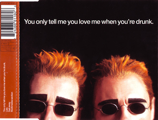 Cover Pet Shop Boys - You Only Tell Me You Love Me When You're Drunk (CD, Single, Enh, CD1) Schallplatten Ankauf