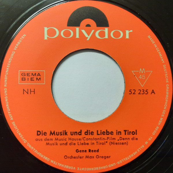 Cover Gene Reed (4) - Die Musik Und Die Liebe In Tirol (7) Schallplatten Ankauf