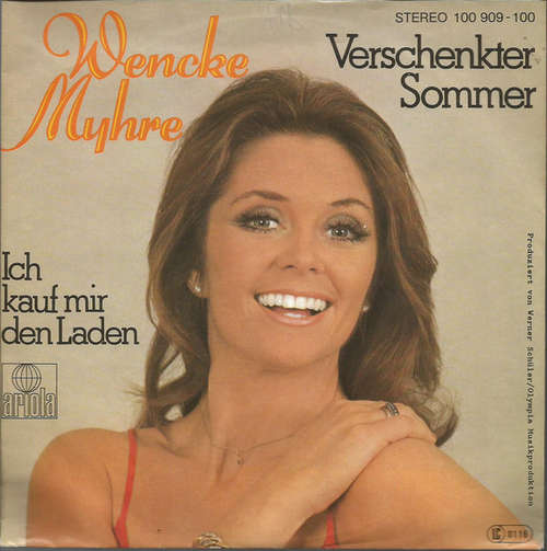 Cover Wencke Myhre - Verschenkter Sommer (7, Single) Schallplatten Ankauf