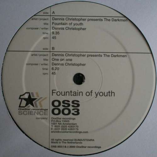 Bild Dennis Christopher Presents The Darkmen - Fountain Of Youth EP (12, EP) Schallplatten Ankauf