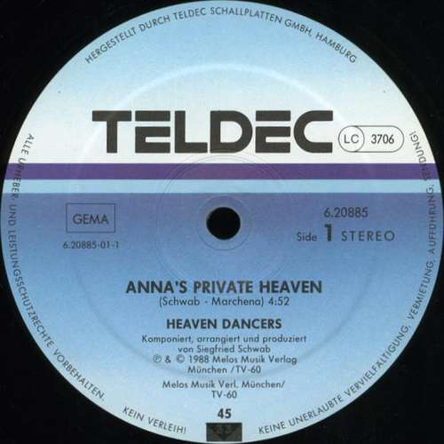 Bild Heaven Dancers - Anna's Private Heaven (12, Maxi) Schallplatten Ankauf