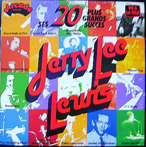 Cover Jerry Lee Lewis - Ses 20 Plus Grands Succès (LP, Comp, Mono) Schallplatten Ankauf