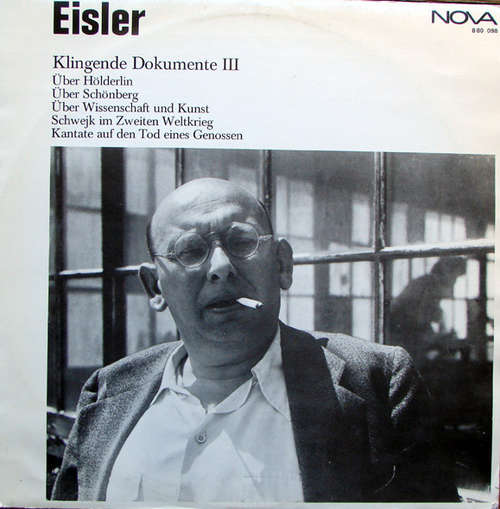 Cover Hanns Eisler - Klingende Dokumente 3 (LP, Mono) Schallplatten Ankauf