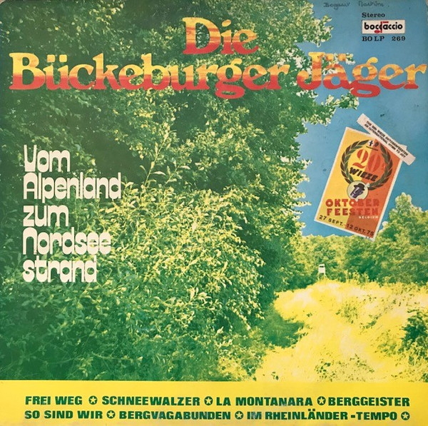 Bild Die Bückeburger Jäger - Vom Alpenland Zum Nordseestrand (LP) Schallplatten Ankauf