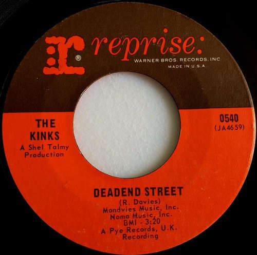 Cover The Kinks - Deadend Street (7, Single) Schallplatten Ankauf