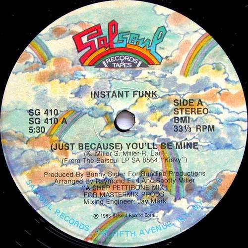 Cover Instant Funk - (Just Because) You'll Be Mine (12, Single) Schallplatten Ankauf