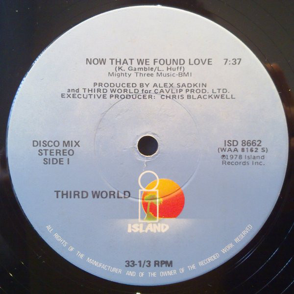 Cover Third World - Now That We Found Love (12) Schallplatten Ankauf