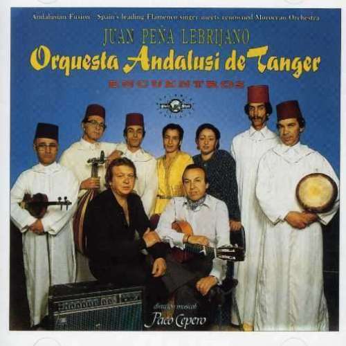 Cover Juan Peña Lebrijano* with Orquesta Andalusi De Tanger - Encuentros (LP, Album) Schallplatten Ankauf