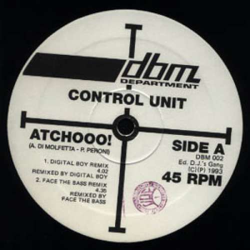 Cover Control Unit - Atchoo!!! (Remixes) (12) Schallplatten Ankauf