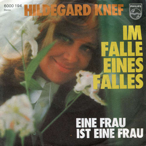 Cover Hildegard Knef - Im Falle Eines Falles (7, Single) Schallplatten Ankauf