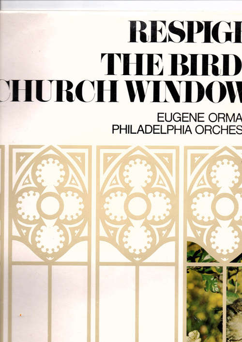Cover Respighi*, Eugene Ormandy, Philadelphia Orchestra* - The Birds, Church Windows (LP) Schallplatten Ankauf