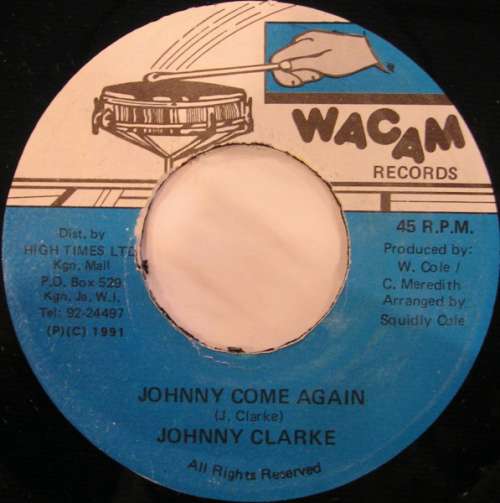 Cover Johnny Clarke - Johnny Come Again (7) Schallplatten Ankauf