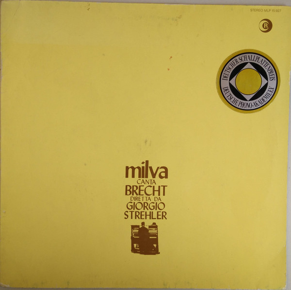 Cover Milva - Milva Canta Brecht (LP, Album, RE) Schallplatten Ankauf