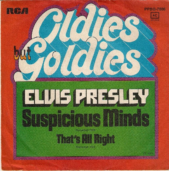 Cover Elvis Presley - Suspicious Minds (7, Mono) Schallplatten Ankauf