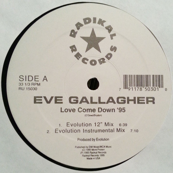 Cover Eve Gallagher - Love Come Down '95 (12) Schallplatten Ankauf